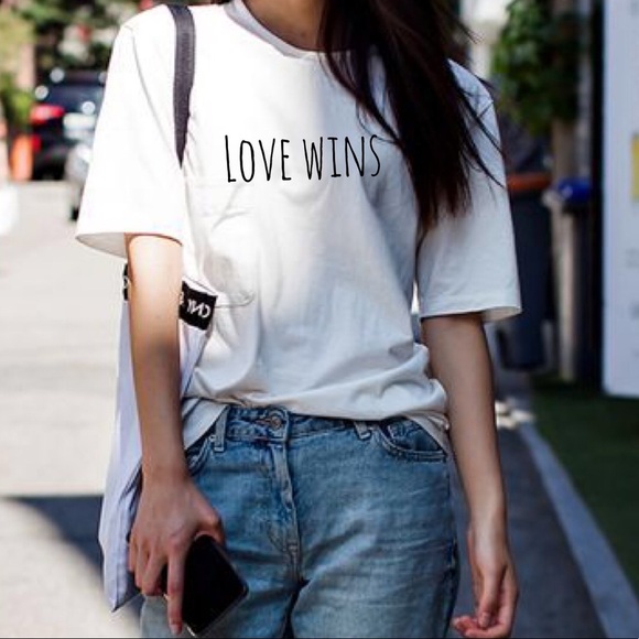 NEW Love Wins Graphic Shirt, S-5X - Picture 1 of 1